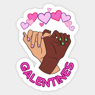 Galentines bffs Sticker